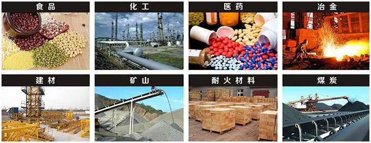 1025型多層直線振動(dòng)篩適用行業(yè)